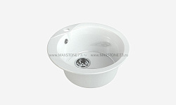 MAXSTONE Мойка глянцевая MS-1 (белый снег) 470*470*215